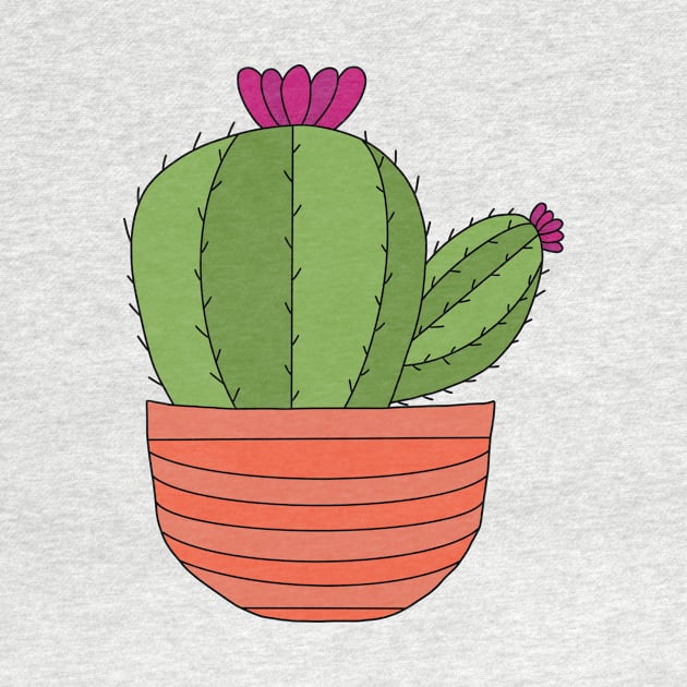 Cute Cactus Design #40: Big And Sideways Cactus by DreamCactus